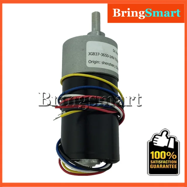 12-30V Mini Motor 24 Volt DC Brushless Gear Reduction Motor JGB37-3650