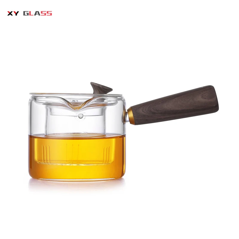 Premium high Quality clear hottest teaware pyrex glass tea maker with lid