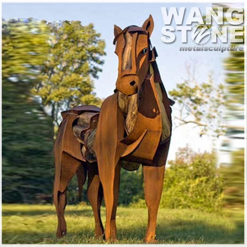 Large Corten Steel Outdoor Horse Sculpture Buy Outdoor Horse