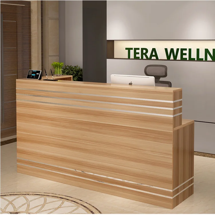 
Small cheap white modern salon reception desk 