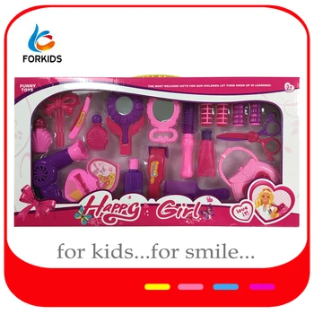 19pcs Fashion Girls Hair Beauty Salon Set Toys Deluxe School Kids
