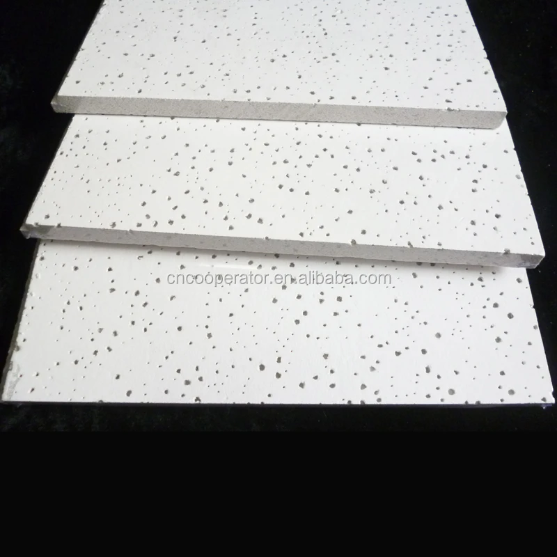 Mineral Fiber Board With Size 2 X2 Sound Proof Asbestos Free No