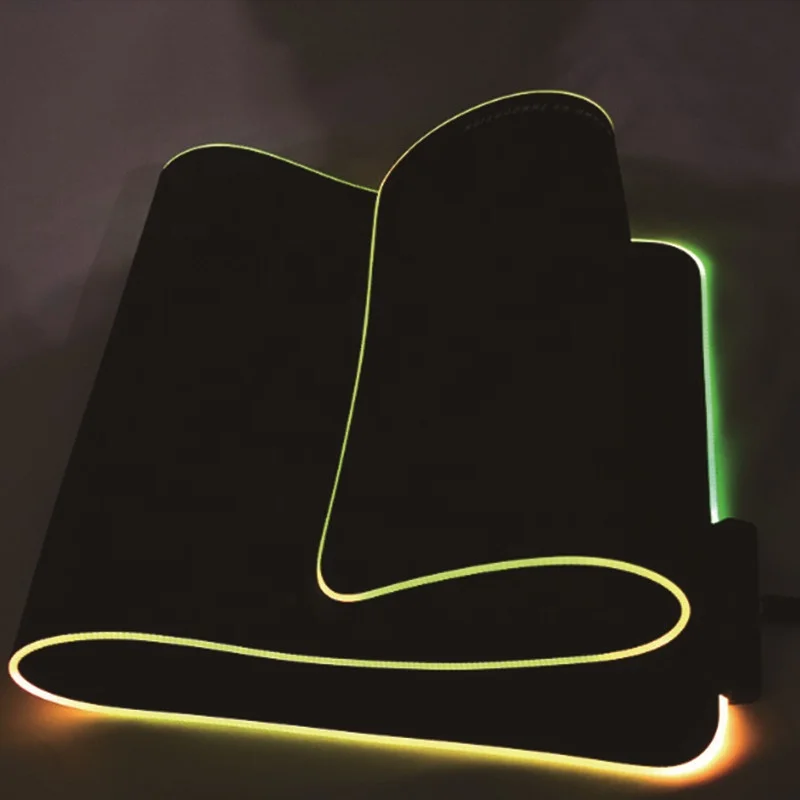 

HX Custom colored led natural rubber gaming mouse pad for keyboard and desk