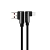 1m 3.3ft High Quality Nylon Braid Custom Cable for iphone Wholesale Fast Data Charge 90 Degree Right Angle 8 pin USB Cable