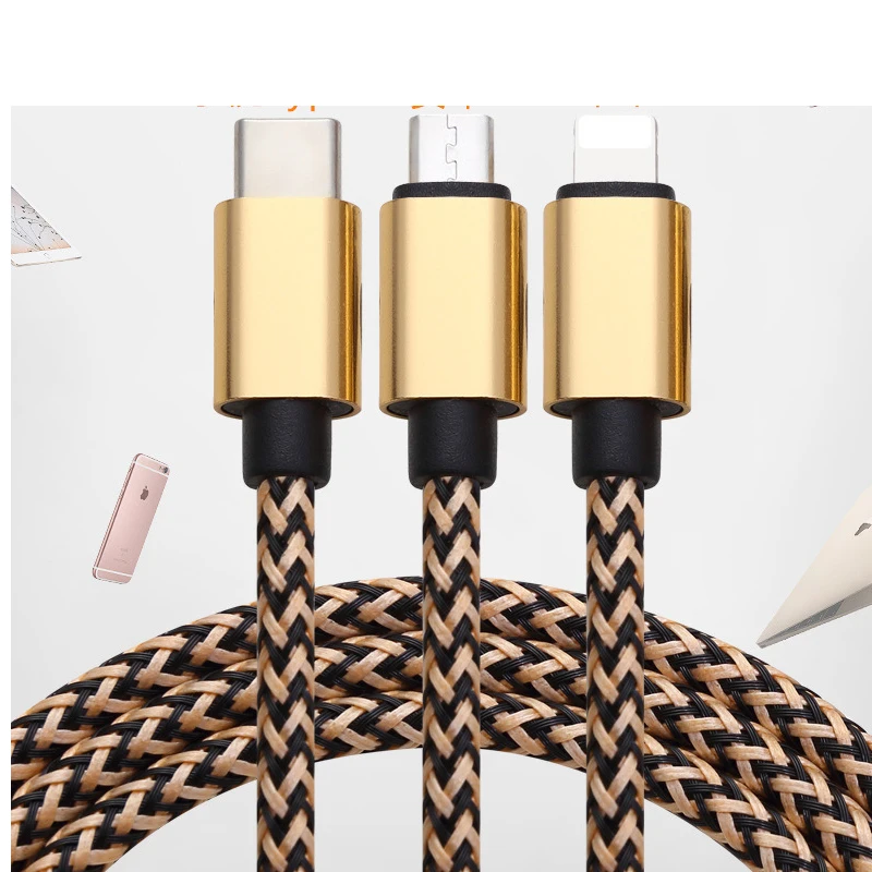 

new products 2019 innovative product multi 3 in 1 retractable usb charging cable, Black;white;custom colors