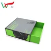 Matt black and green noise reduction headphone packaging box