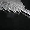 Aluminum spacer bar for window and door hardware