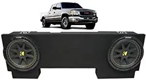 Ford Ranger 83-12 Ext Cab Truck Dual 12/" Stereo Speaker Subwoofer Box Enclosure