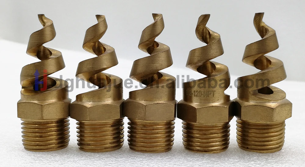 Ys Flue Gas Desulfurization Nozzle,1/2" Npt Brass Spiral Spray Nozzle