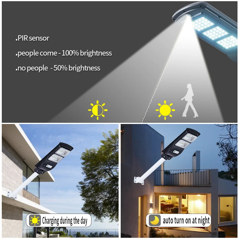 
High power waterproof integrated LED 20 40 60 watt solar street light 