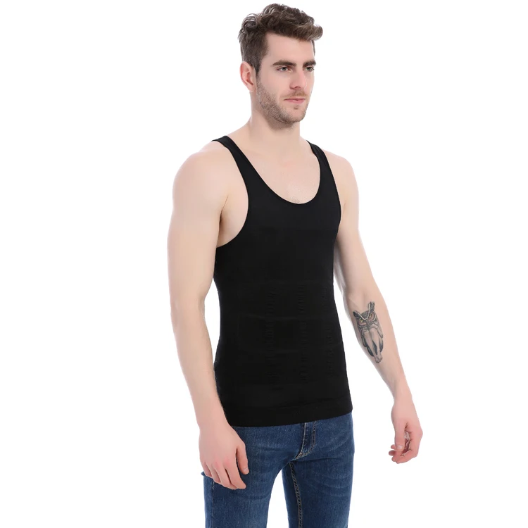 
Sleeveless Slim Fit Undershirt Shapewear Mens Shirts 