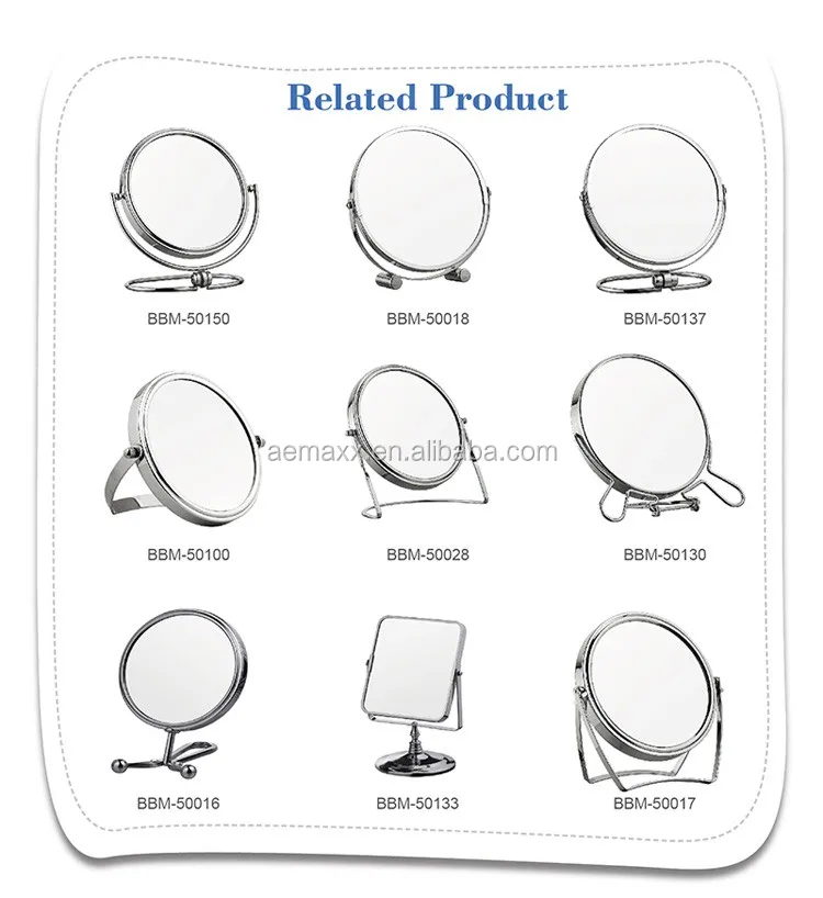 Abs And Steel Powder Coating Stand Magnifying Mirror Buy Stand Magnifying Mirror Bathroom