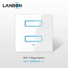 lanbon remote control wireless smart light switch wifi home automation 1/2/3 gang touch wall switch smart home solution