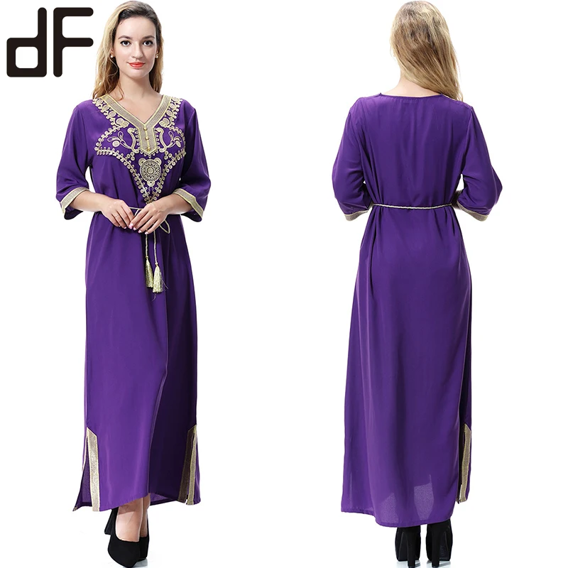 

wholesale lace crochet turkish clothes abaya arab egypt muslim dress turkey nida fabric abaya moroccan dress, Black