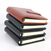 Foreign trade excellent quality different color cover leather notebooks with good reputation