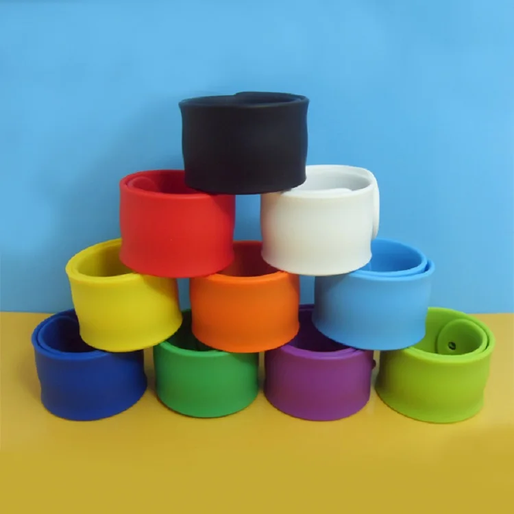 

Blank Slap Silicone Bracelets for Adults, Pantone color