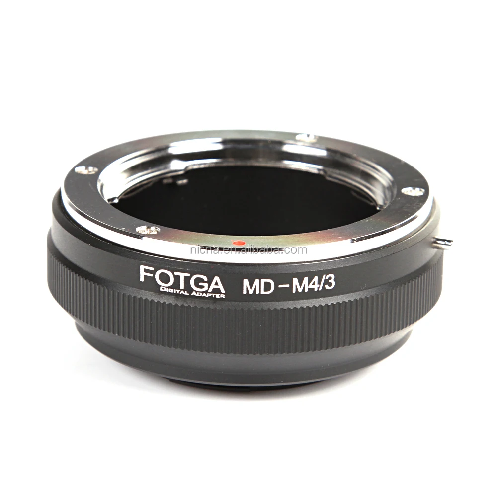 

FOTGA Lens Adapter Ring For Minolta MD MC Lens to Panasonic Olympys Micro 4/3 m4/3 Camera GH3/4/5/5s E-PL6/7/8/9, Blck & silver