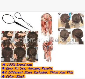 Haar-Styling Twist Clip-Stick-Brötchen-Hersteller Braid Werkzeug Haarschmuck NEW 