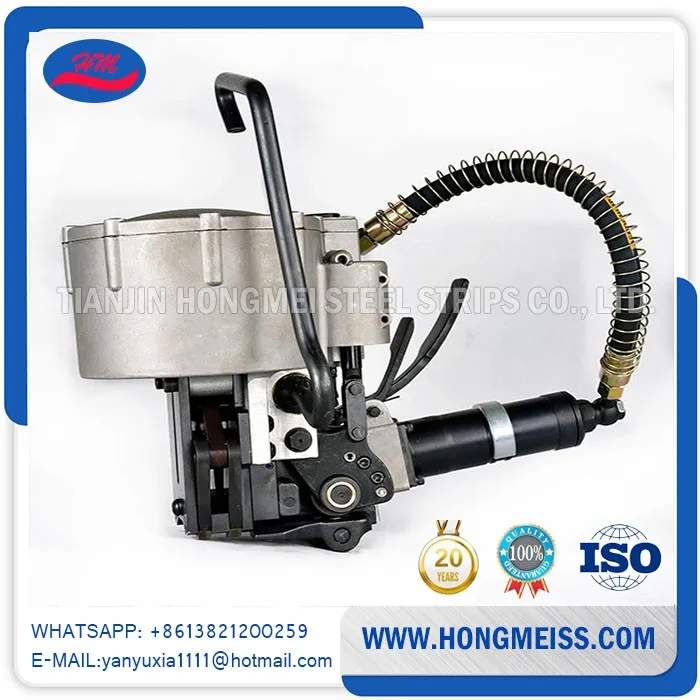 Chinese suppliers easy to operate pneumatic strapping machine banding tool metal strapping tool