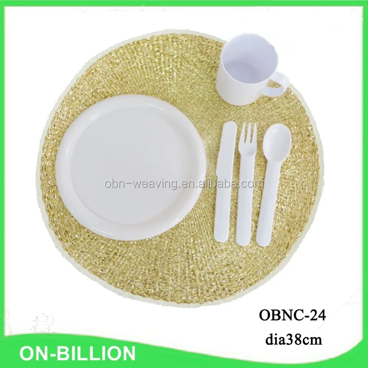 Cheap Bulk Woven Table Mat Braided Round Placemats For Sale Buy