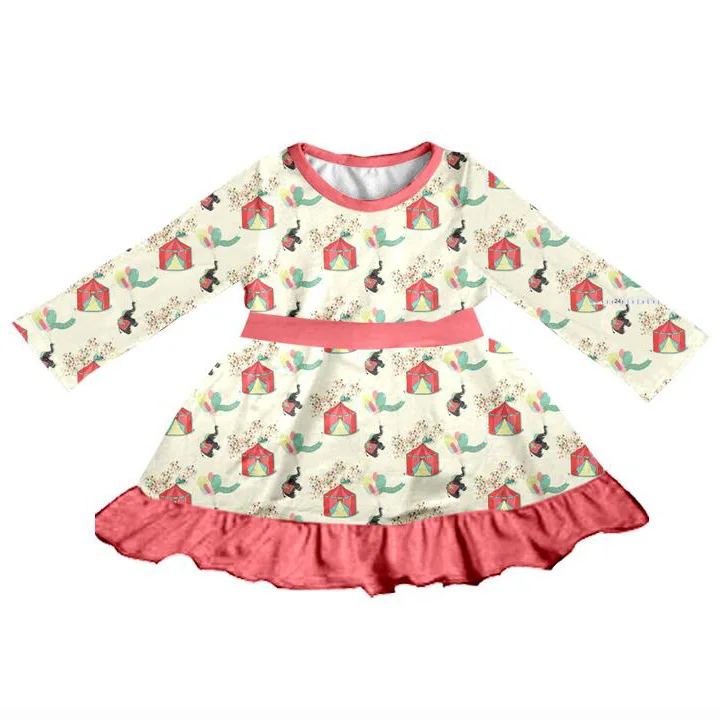 baby girls fall and winter dress names long sleeves children boutique clothing