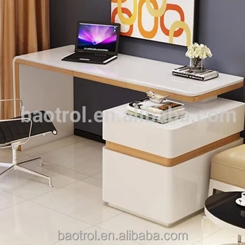 Korea Style Solid Surface Writing Desk Artificial Marble Writing