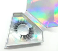 

Wholesale hand-made natural style false lashes real 3d mink eyelashes