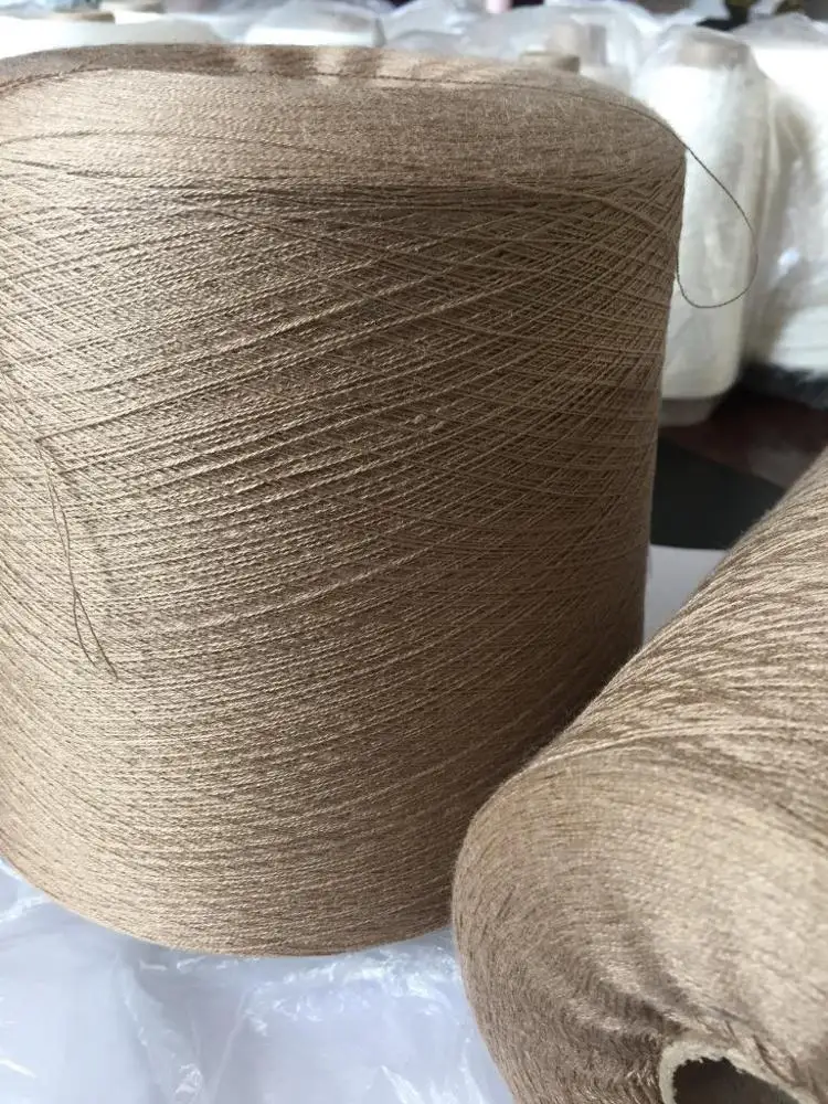 
100% Mulberry Spun Silk Yarn 210Nm/2 Super Grade Quality Bleached or Dyed 