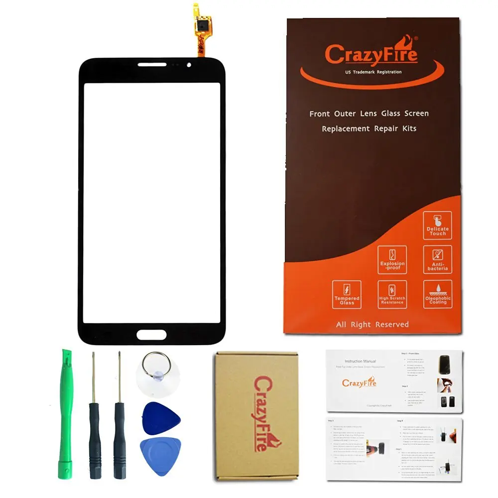 Black Replacement Touch Screen Digitizer lens for HTC Desire C A320e  Replacement Mobile Phone Repair Fix