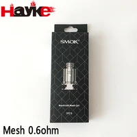 

SMOK Nord Replacement Coil 1.4ohm Regular & 0.6ohm Mesh Coil & 1.4ohm Ceramic Coil For 3ml Pod