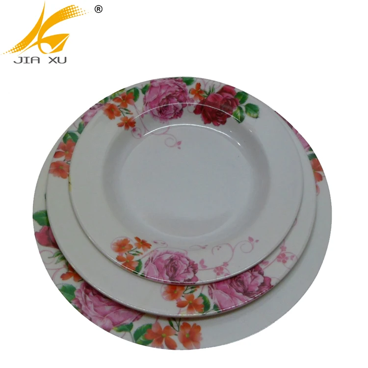 
30% melamine oval plate with customized printing A1 melamine dinner plate 