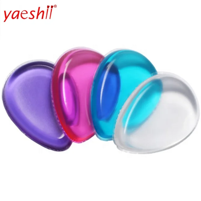 

Yaeshii cosmetic clear puff anti-sponge makeup applicator silicone beauty sponge