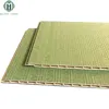 WPC 3d wall panel bamboo green PVC bamboo siding internal wall cladding