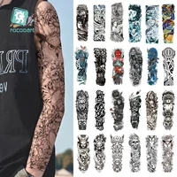 

Wholesale Body Tattoo Manufacturer of Waterproof Supper Large Fake Full Arm Sleeve Temporary Tattoo Design Sticker For Men