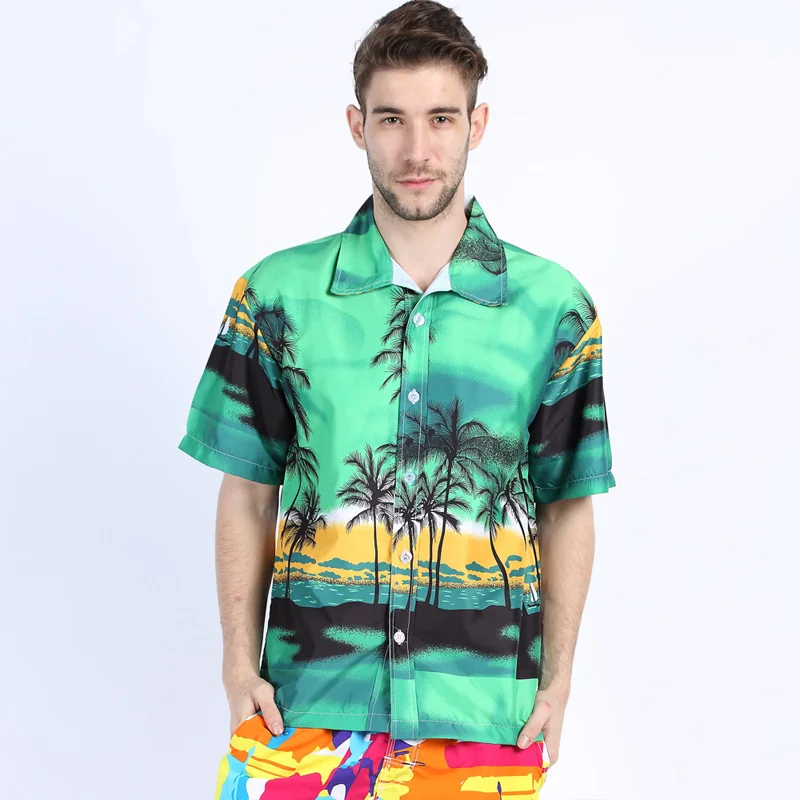 Compra floral camisas de los hombres online al por mayor