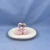 Ceramic butterfly cute make ring holder