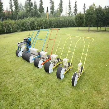 4 Row Garden Seed Drill Mini Manual Precision Vegetable Seeder Planters