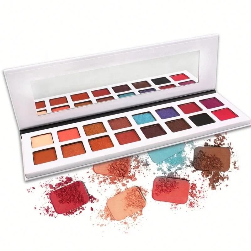 

Private Label Factory Supply Wholesale 16 Color Pressed Powder Eyeshadow Palette, 16 colors