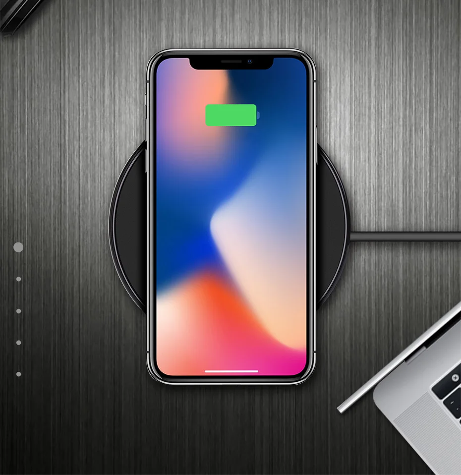 高品質快速無線充電為 iphone 8/8 p/x 快速無線充電墊為三星 s9