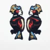 Hot sale parrot Custom Embroidery Patch chemical Patches for clothing garment shoes for kids Shirt hat Decoration