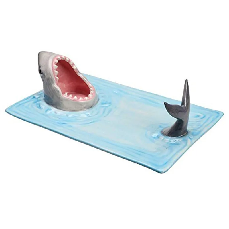 Creative Shark Attack Ceramic Fish Sushi Serving Platter Buy Serving