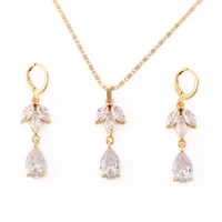

2018 new fashion jewelry earring,necklace sets Fine Dubai jewelry sets 18K gold plated jewelry set