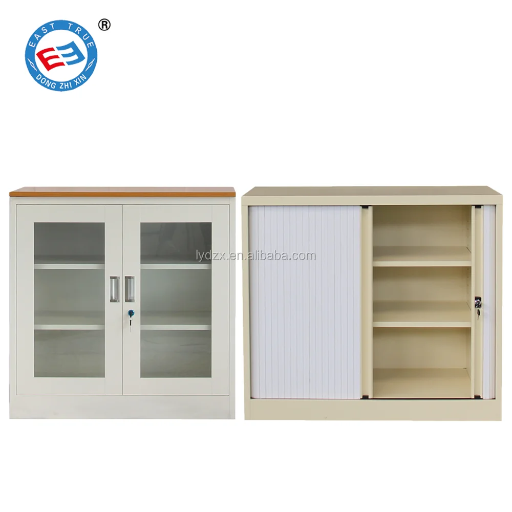 Glass Door Single Mini Kitchen Cabinet Roller Shutter Buy Single