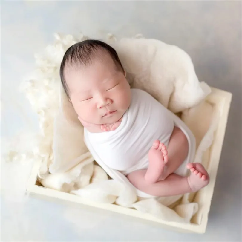 

2018 New 35*160 cm Stretch Double-Sided Wrap Newborn Photography Props Baby Photo Shoot Accessories Photograph For Studio