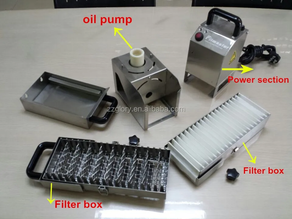 New Design Oil Cleaning Equipment Cooking Oil Filter Machine/ Deep Fryer Oil Filter Machine