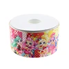 haoxie brand custom printed Lovely girl pattern gift grosgrain african ribbon 3 inch wholesale