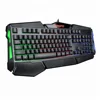 Cool Design Shape Membrane Gaming Keyboard with Competitive Price & Led Light for computer gamer