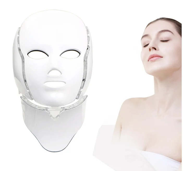 

LED Photon Mask PDT LED Light Photodynamic therapy skin Collagen Boosting Skin Tightening Skin Rejuvenation Machine, White