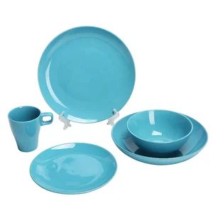 Image of European style turkish poland luxury modern living royal porcelain dinnerware set