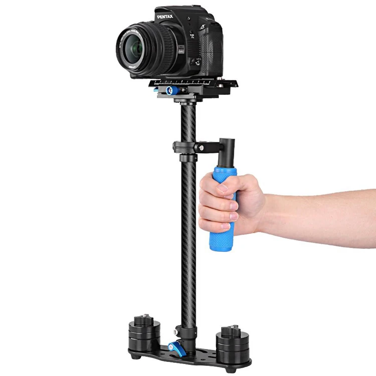 

Fosoto S60T Professional Portable Carbon Fiber Tube Mini Handheld Camera Stabilizer DSLR Camcorder Video Stabilizing Steadicam